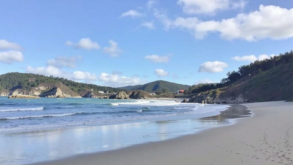 Panorámica de Praia de Santo Antón, Lugo