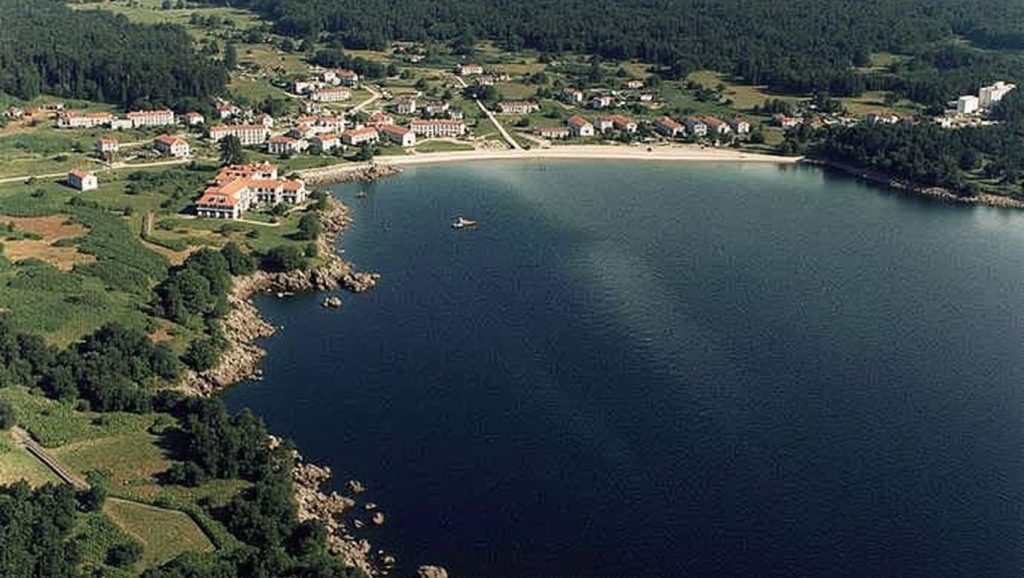 Panorámica de Praia de Sardiñeiro, A Coruña