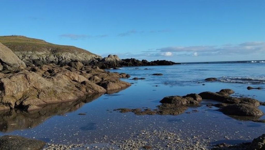 Panorámica de Praia de Sartaña, A Coruña