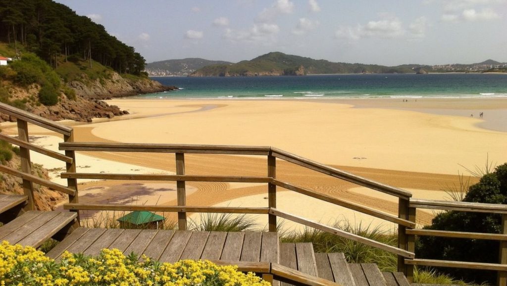 Aguas de Praia de Sartaña en Ferrol (A Coruña)