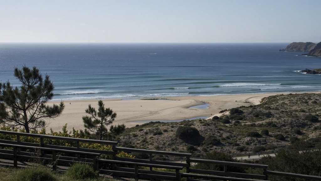 Entorno natural de Praia de Sartaña en A Coruña