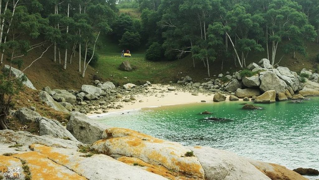Arena de Praia de Sartaxéns, Bueu (Pontevedra)