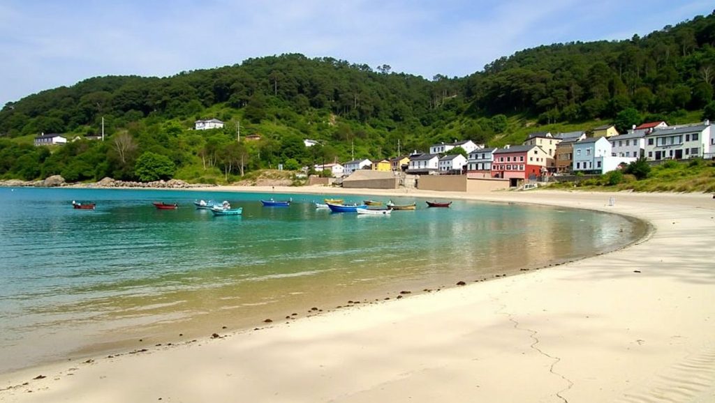 Camino de acceso a Sartaxes, Galicia, A Coruña