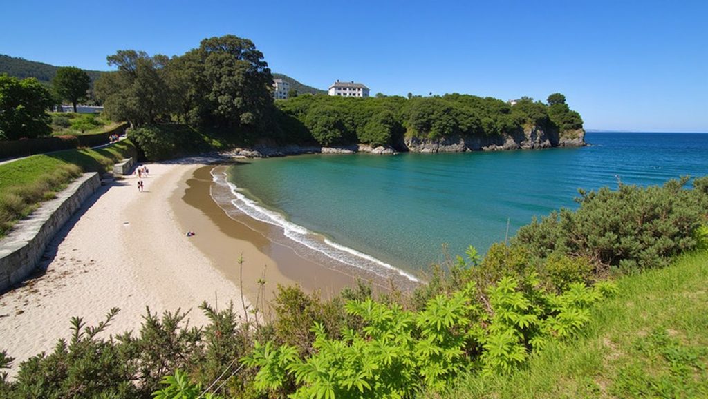 Panorámica de Praia de Seiramar, Lugo