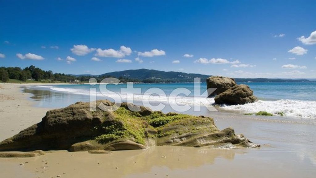 Praia de Seselle en Galicia (A Coruña)