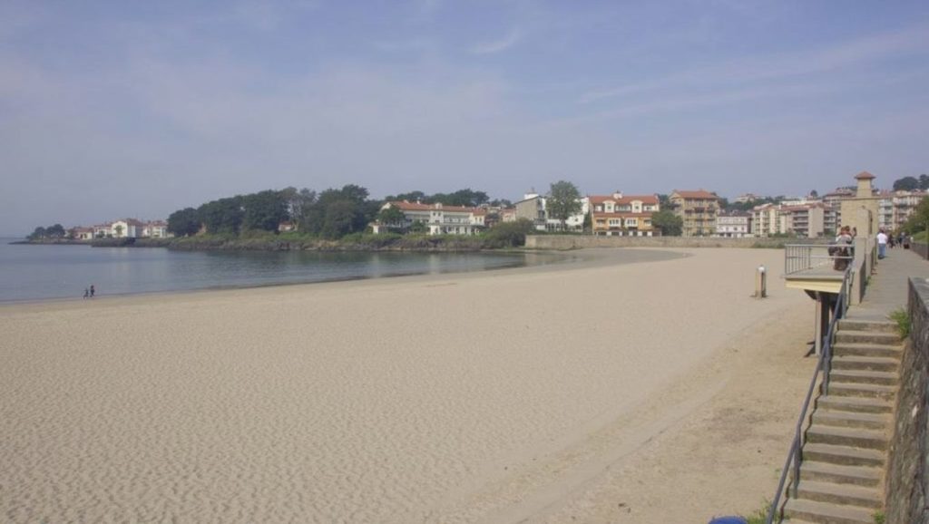 Entorno natural de Praia de Silgar en Pontevedra
