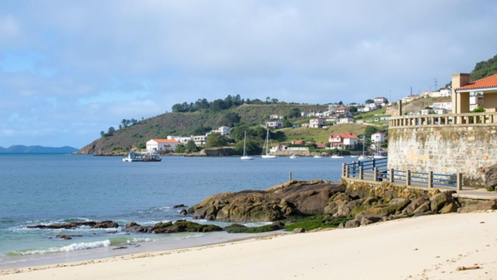 Arena de Praia de Sinás, Poio (Pontevedra)