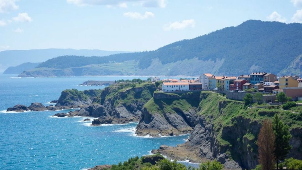 Entorno natural de Praia de Sismundi en A Coruña