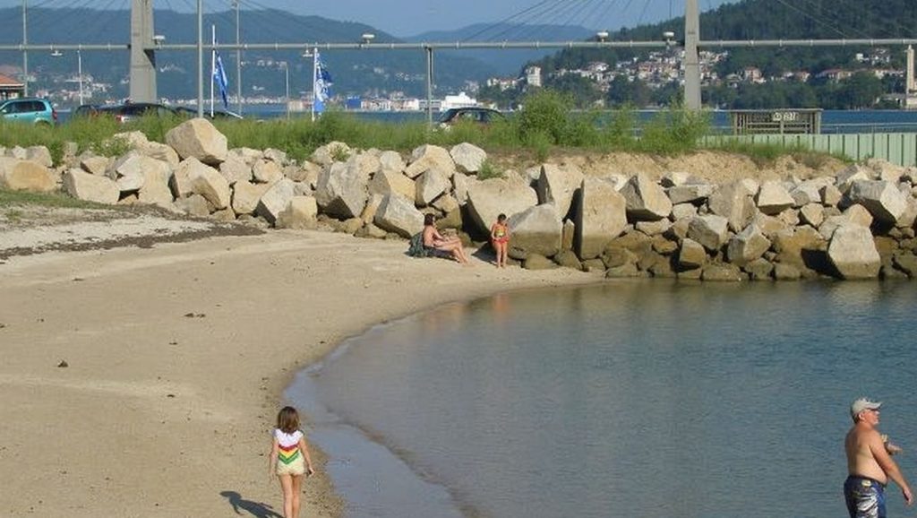 Panorámica de Praia de Sobreira, Pontevedra