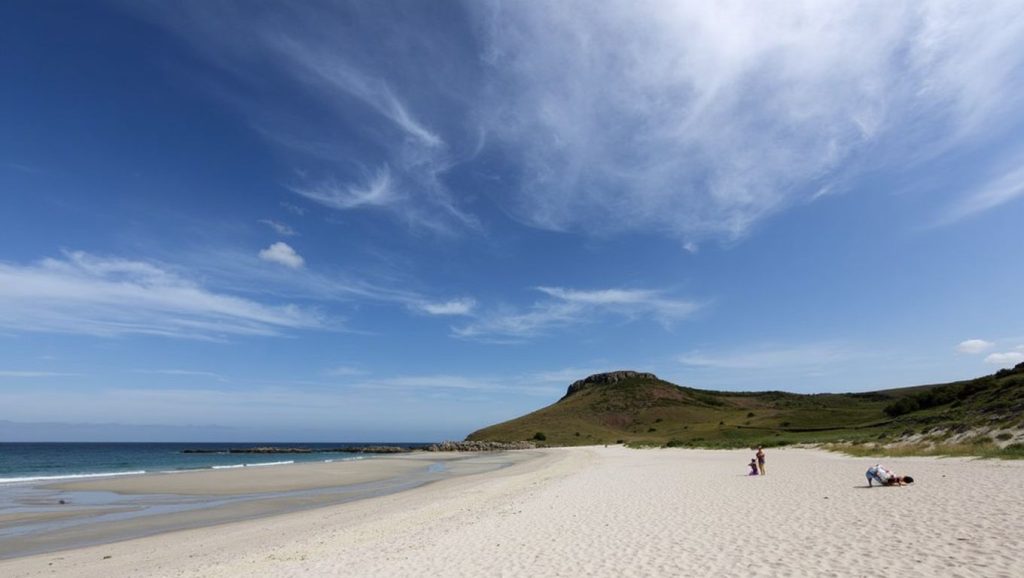 Praia de Soesto en Laxe (A Coruña)