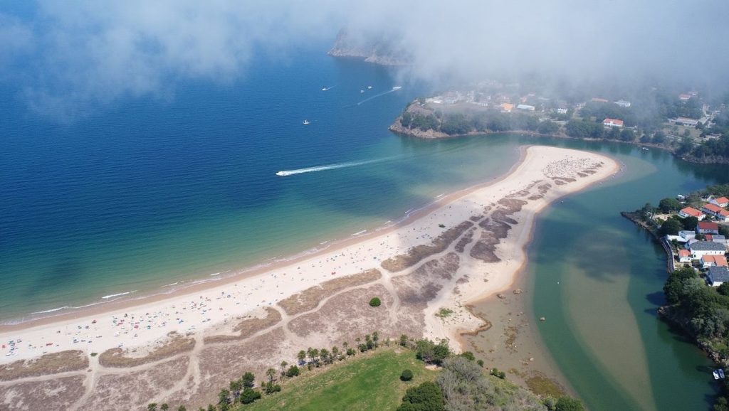Panorámica de Praia de Soseto, A Coruña