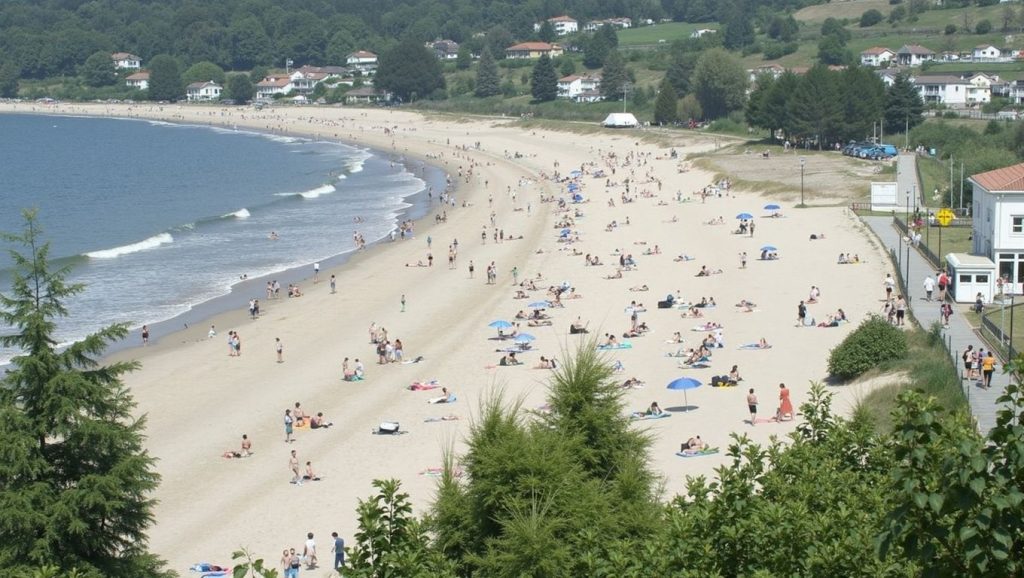 Entorno natural de Praia de Soseto en A Coruña