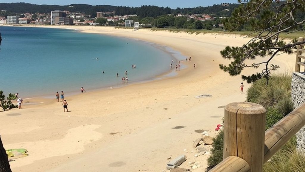 Vista del entorno de Supinal, Ribeira, A Coruña