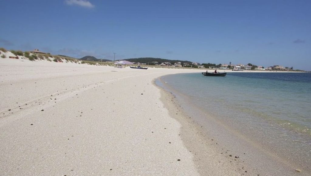 Horizonte desde Praia de Supinal, Ribeira, A Coruña