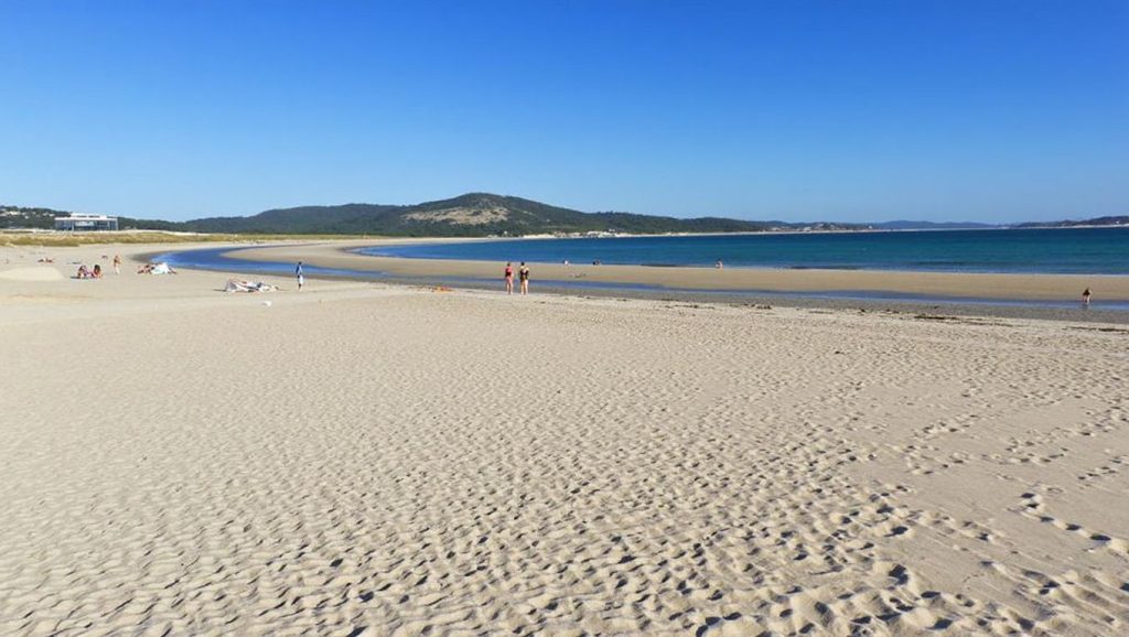 Textura de arena en Susolmos, Galicia, A Coruña