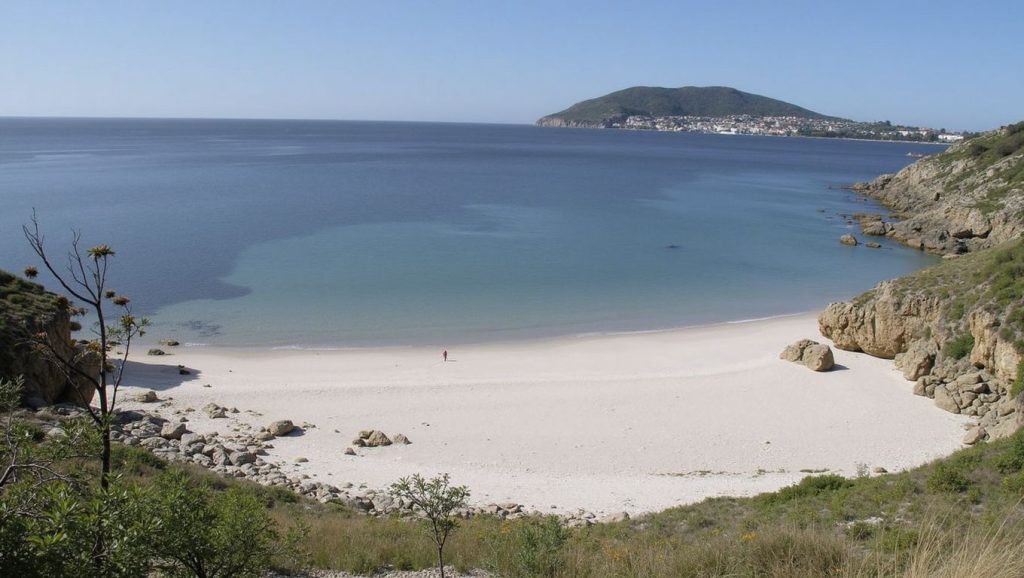Panorámica de Praia de Talón, A Coruña