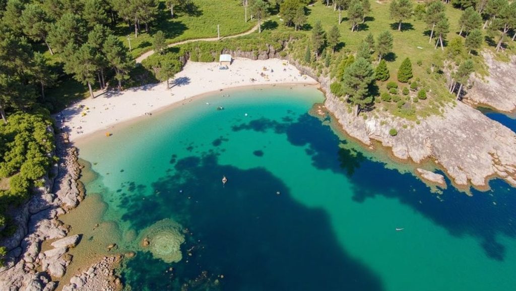 Entorno natural de Praia de Talón en A Coruña