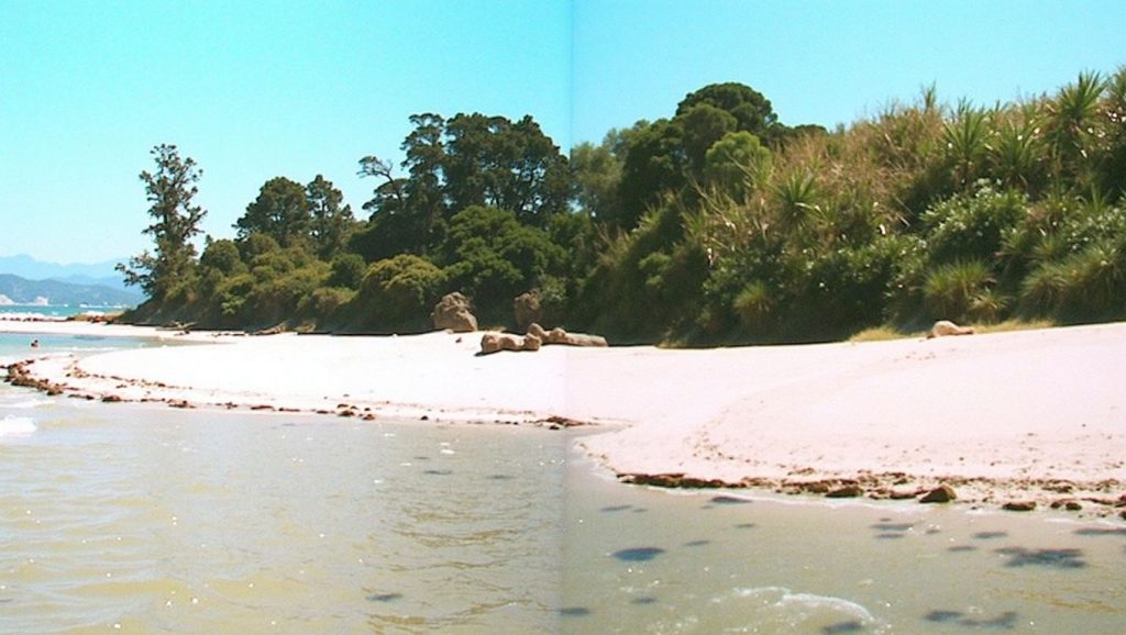 Arena y orilla en Praia de Testal, Galicia, A Coruña