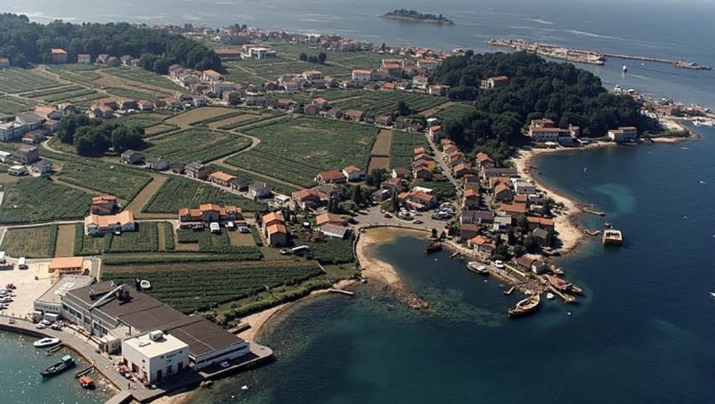 Vista de Praia de Tras das Eiras en Galicia, A Coruña
