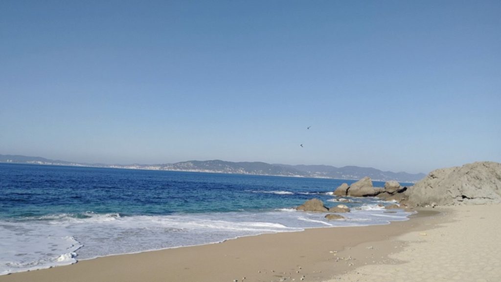 Panorámica de Praia de Tulla, Pontevedra