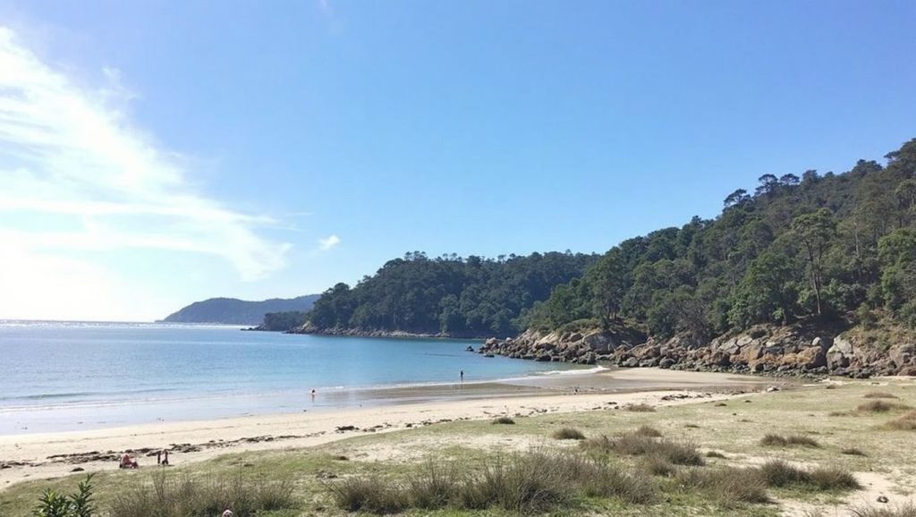 Praia de Ventín en Muros (A Coruña)