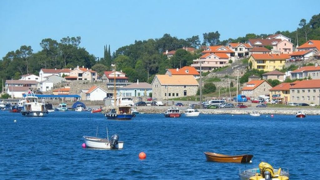 Aguas de Praia de Vilariño en Cangas de Morrazo (Pontevedra)