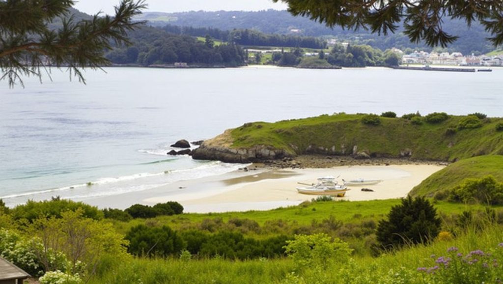 Panorámica de Praia de Vilela, Lugo
