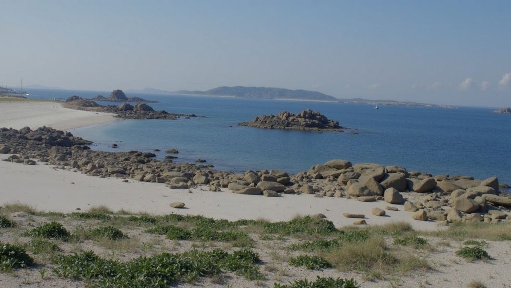 Entorno natural de Praia de Vionta en Pontevedra