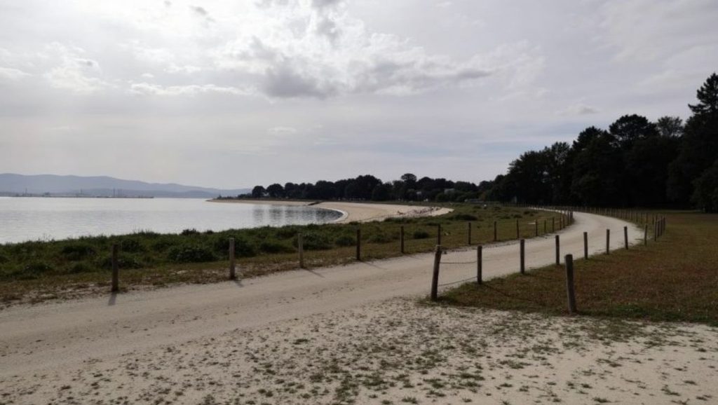 Panorámica de Praia de Xastelas, Pontevedra