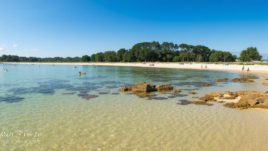Entorno natural de Praia de Xastelas en Pontevedra