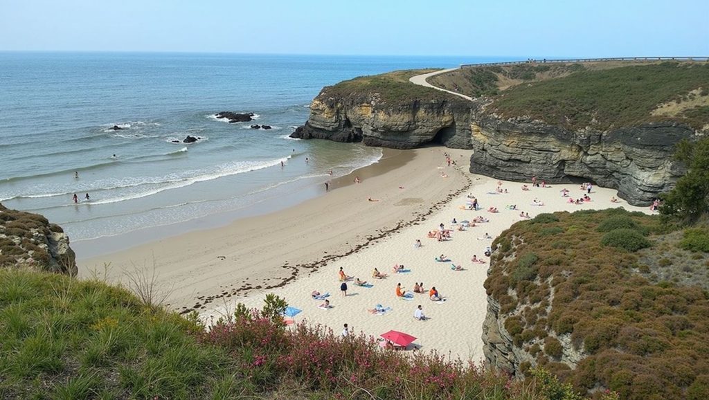 Praia de Xuncos en Ribadeo (Lugo)