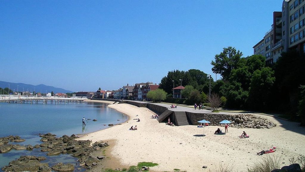 Panorámica de Praia do Adro, Pontevedra