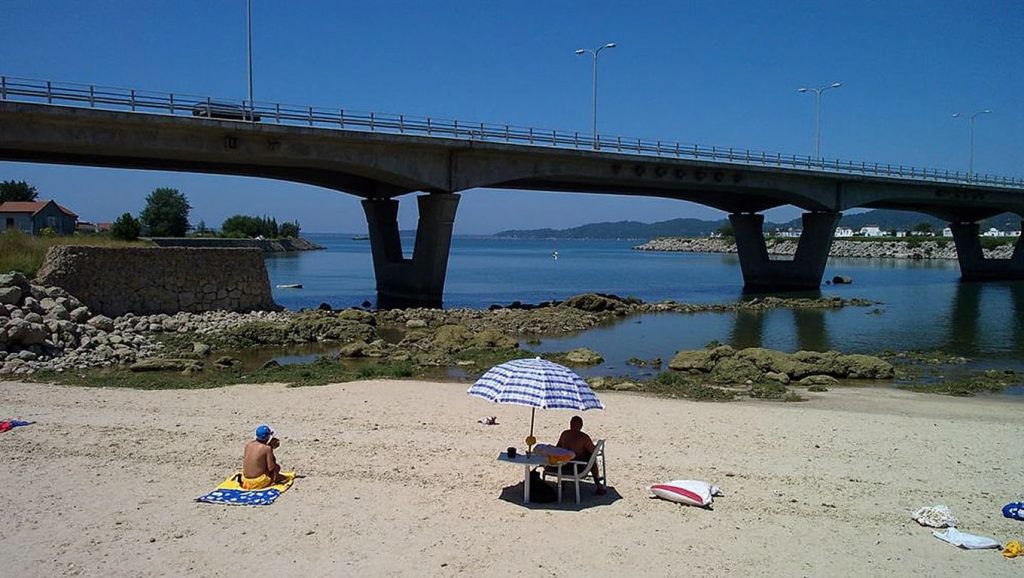 Aguas de Praia do Adro en Vigo (Pontevedra)