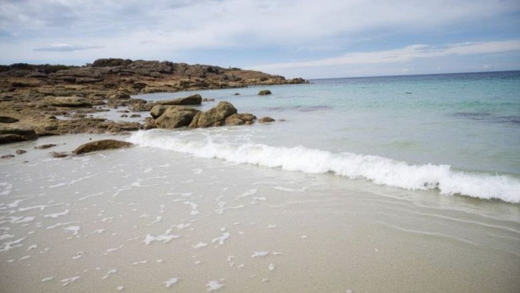 Vista de Praia do Ancoradoiro en Muros, A Coruña
