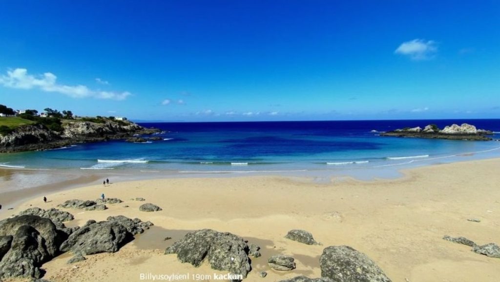 Aguas de Praia do Anguieiro en Ribeira (Pontevedra)