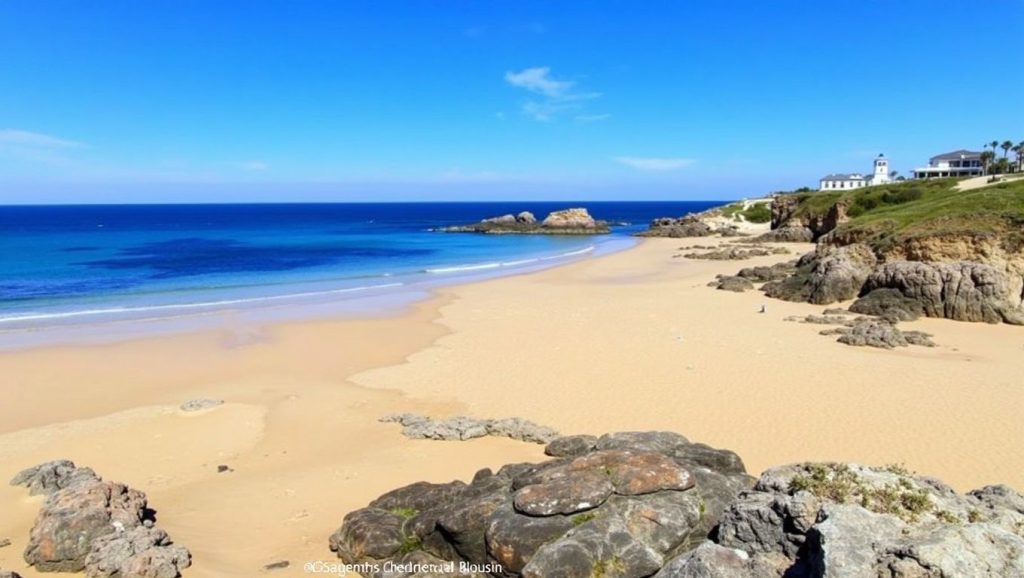 Entorno natural de Praia do Anguieiro en Pontevedra
