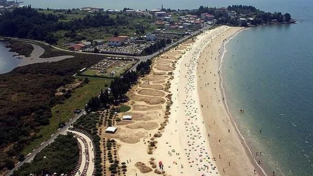Arena fina en do Areal, Galicia, A Coruña
