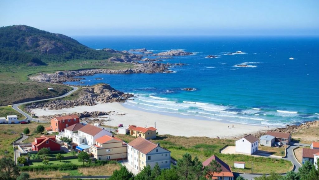 Aguas de Praia do Ariño en Camariñas (A Coruña)