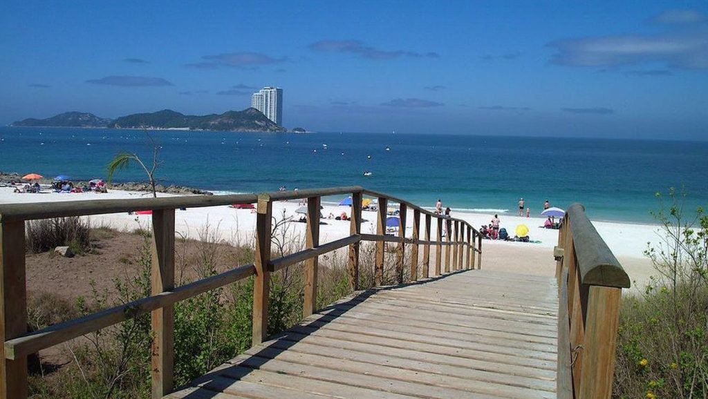 Panorámica de Praia do Baluarte, Pontevedra
