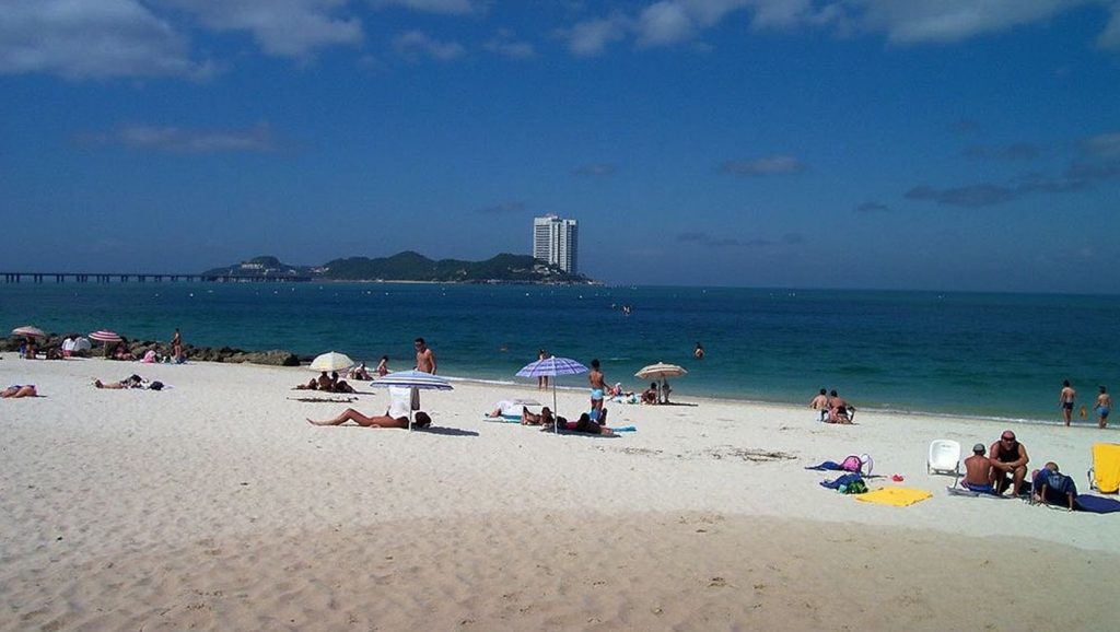 Aguas de Praia do Baluarte en Vigo (Pontevedra)