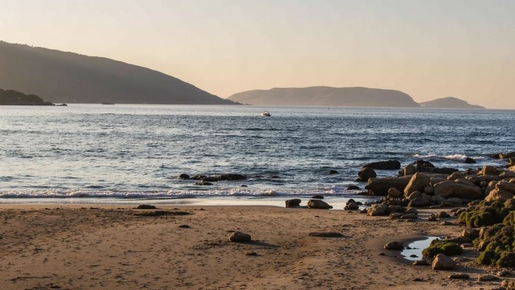 Vista del entorno de do Bodión, Galicia, A Coruña