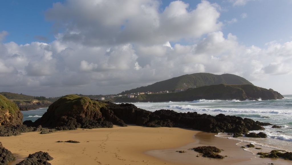 Vista del entorno de do Bote, Galicia, A Coruña