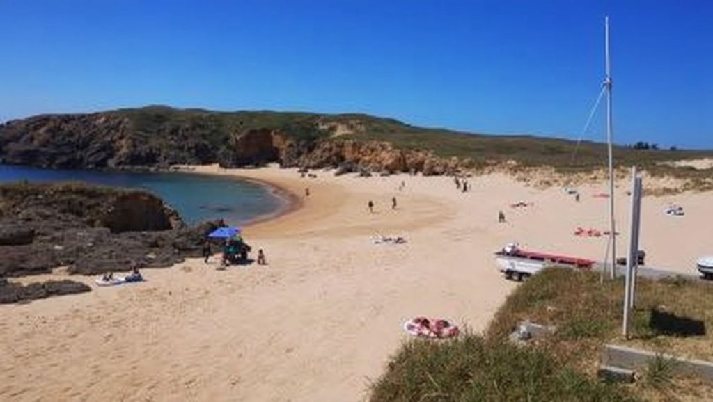 Playa do Bote en Galicia, A Coruña