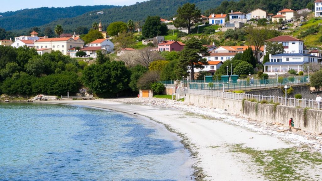 Aguas de Praia do Caeiro en Poio (Pontevedra)