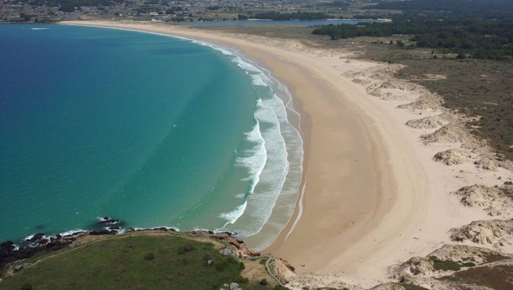 Aguas de Praia do Cano Grande en Valdoviño (A Coruña)