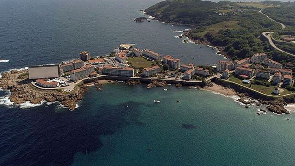 Aguas de Praia do Caracoleiro en A Laracha (A Coruña)