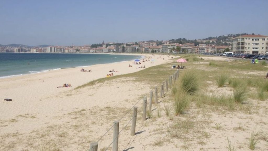 Praia do Caranquexo en Nigrán (Pontevedra)