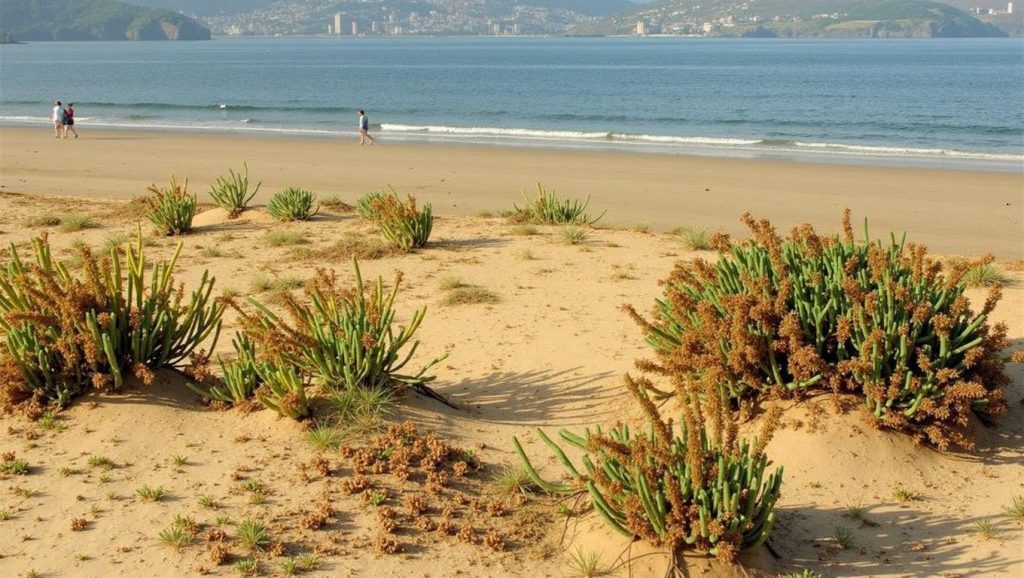 Panorámica de Praia do Caranquexo, Pontevedra