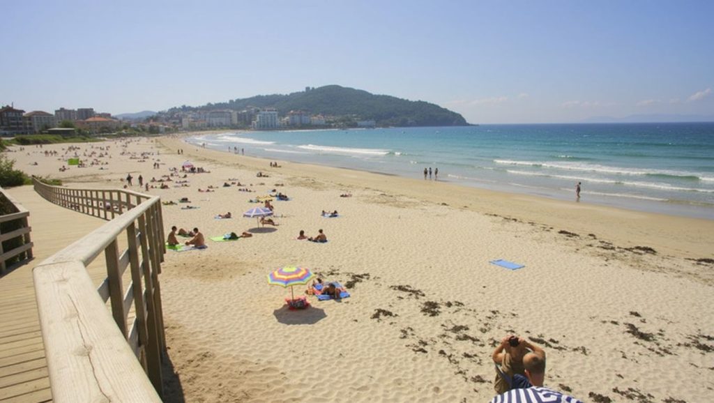 Arena de Praia do Caranquexo, Nigrán (Pontevedra)