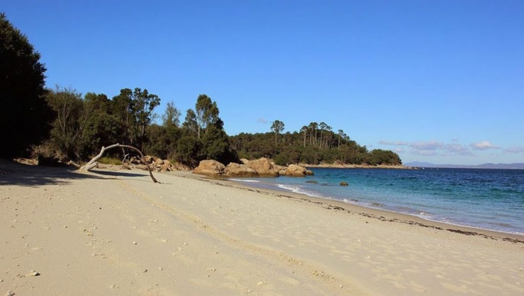 Entorno natural de Praia do Carballal en Pontevedra